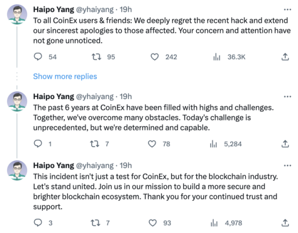 CoinEx Published FAQ on Recent Hack, Addresses Community Concerns