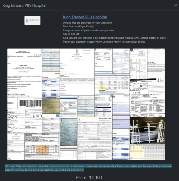 Hackers want $380K in bitcoin for Royal Family’s stolen medical records Hackers want $380K in bitcoin for Royal Family’s stolen medical records
